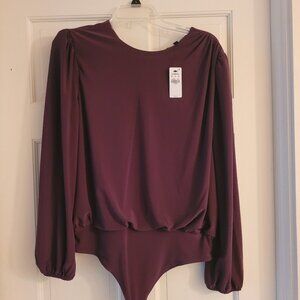 NWT Express Long Sleeve Bodysuit, size L